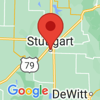 Map of Stuttgart AR US